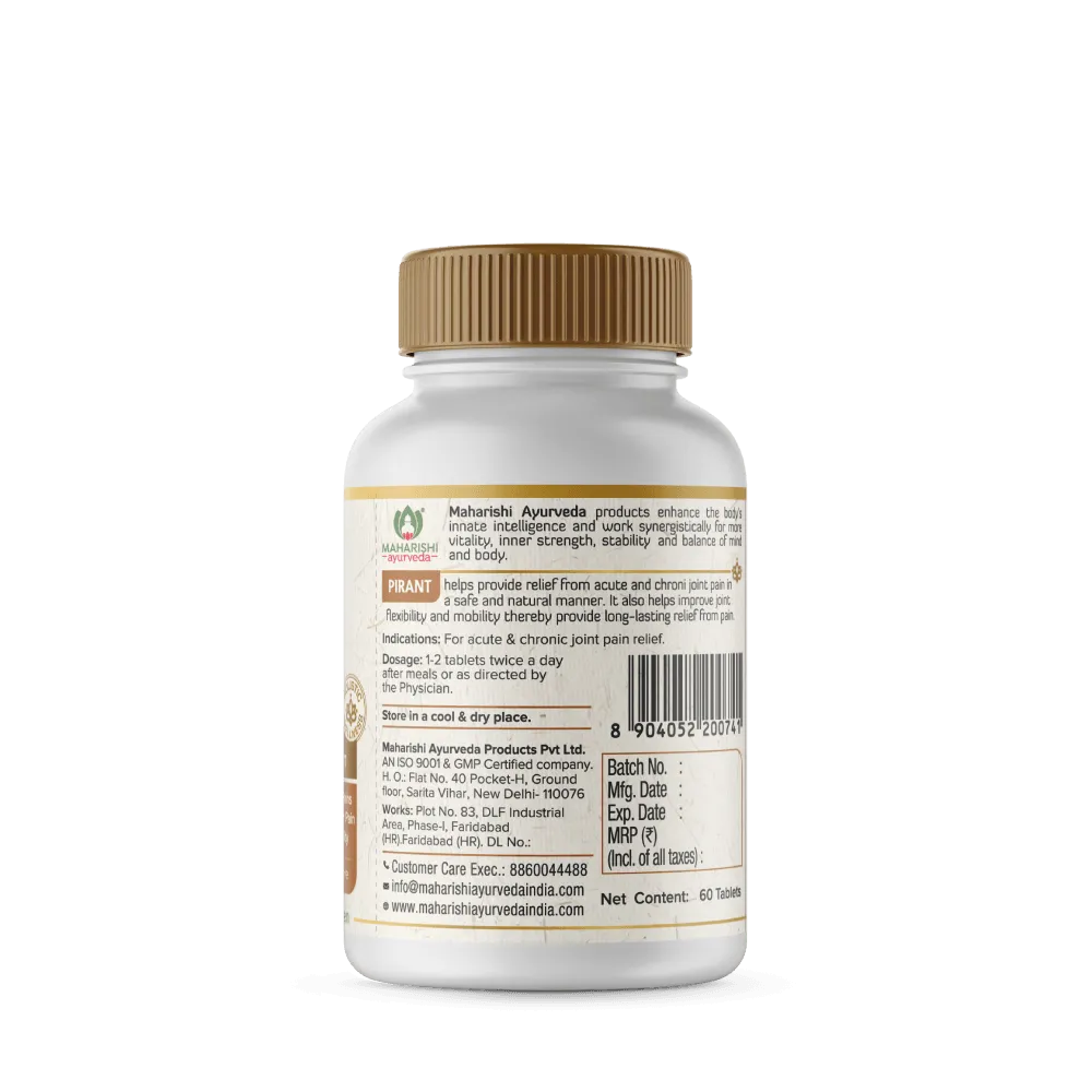 Pirant Tablets - for Joint and Muscles pain