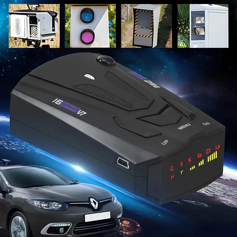 Radar Detectors For Cars, Radar Detector With Automatic 360