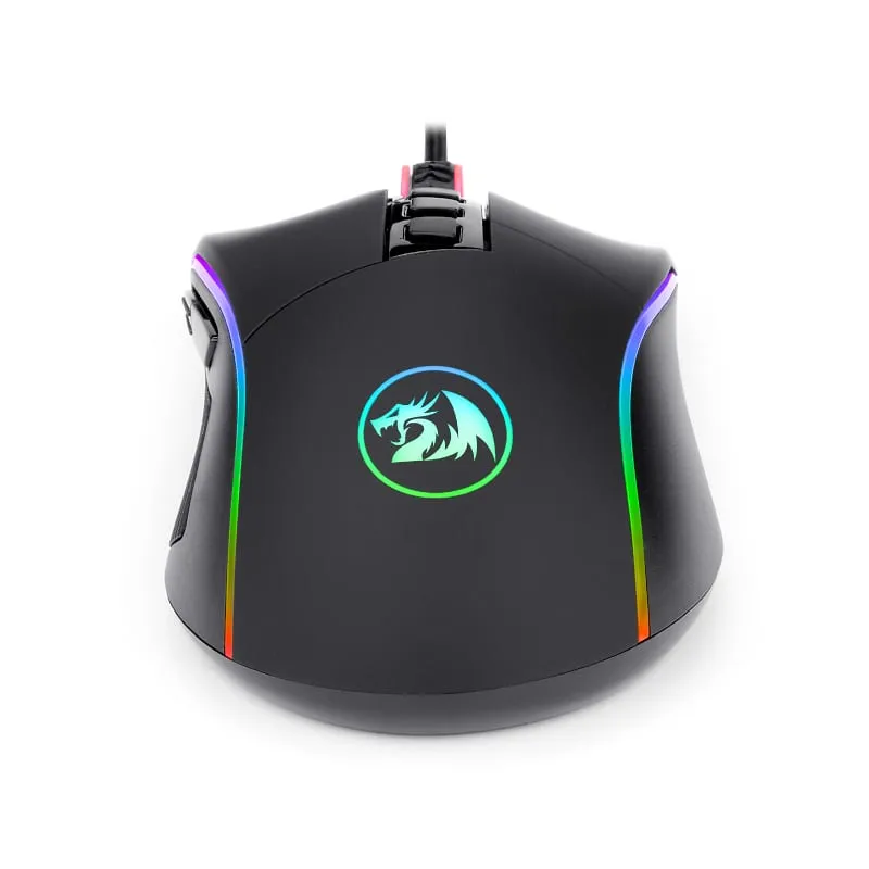 Redragon Lonewolf Pro 32000Dpi Rgb Gaming Mouse - Black