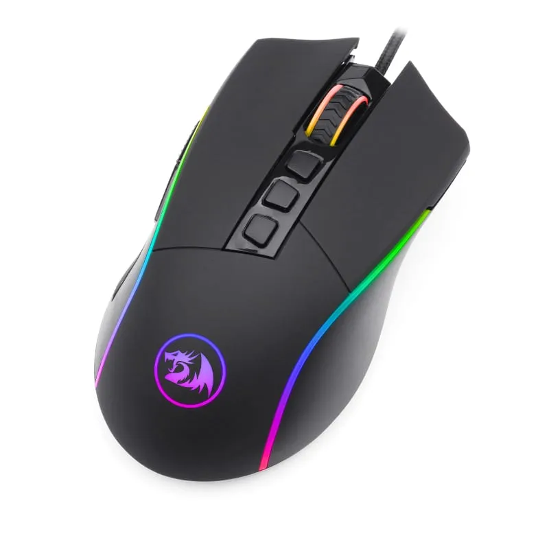 Redragon Lonewolf Pro 32000Dpi Rgb Gaming Mouse - Black