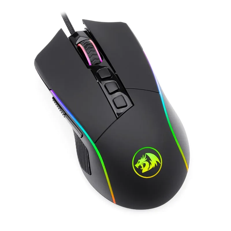 Redragon Lonewolf Pro 32000Dpi Rgb Gaming Mouse - Black