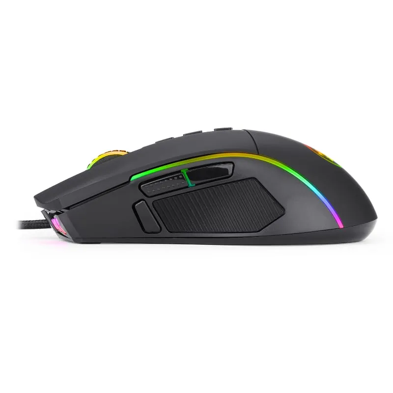 Redragon Lonewolf Pro 32000Dpi Rgb Gaming Mouse - Black
