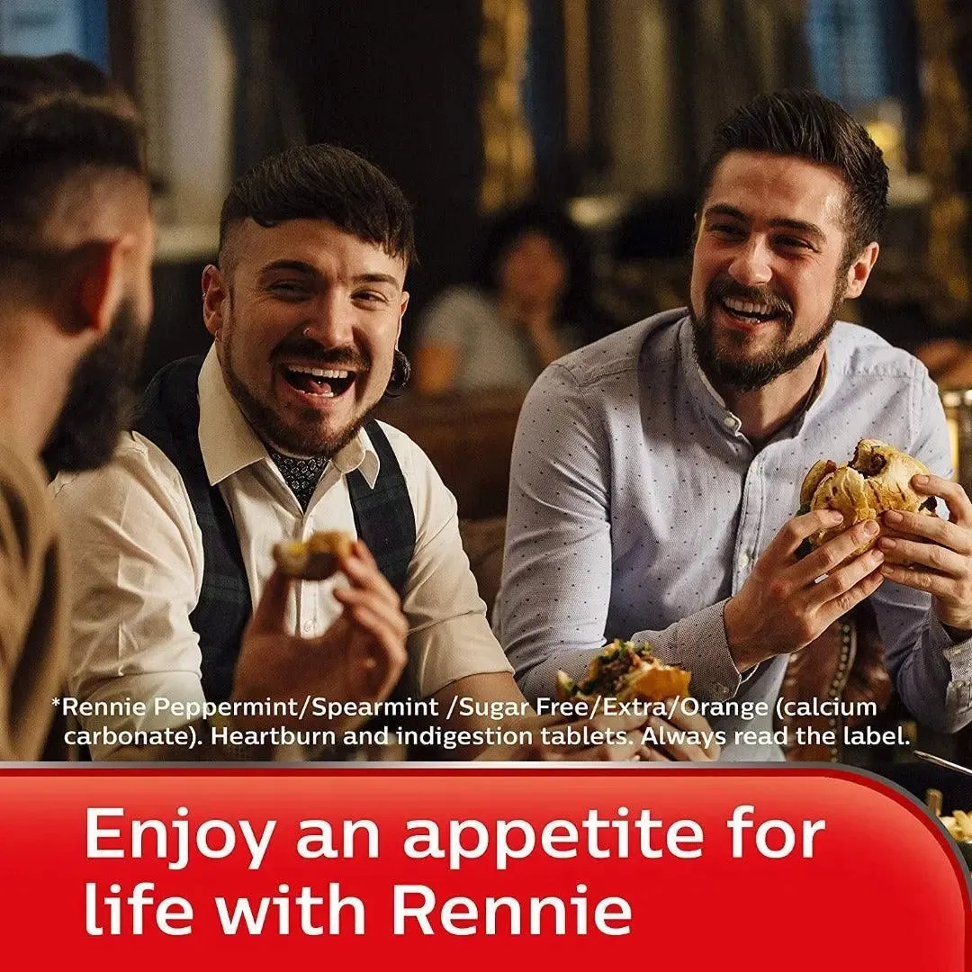 Rennie Peppermint Tablets, 72 Tablets