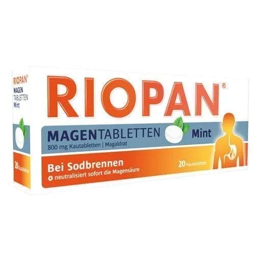 RIOPAN heartburn, treatment of gastric and duodenal ulcers