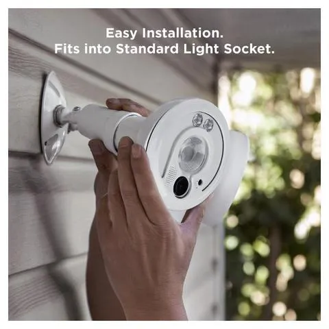 Sengled Snap HD Security Camera with Smart LED Floodlight / White