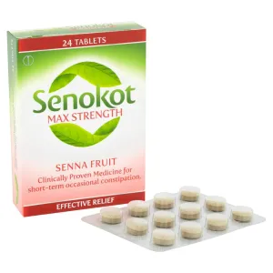 Senokot Maximum Strength 24 Tablets Senna