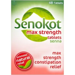 Senokot Maximum Strength 48 Tablets Senna