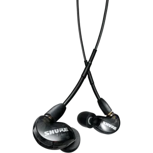 Shure SE215-K Earphones with Dynamic MicroDriver and Detachable Cable (Black)
