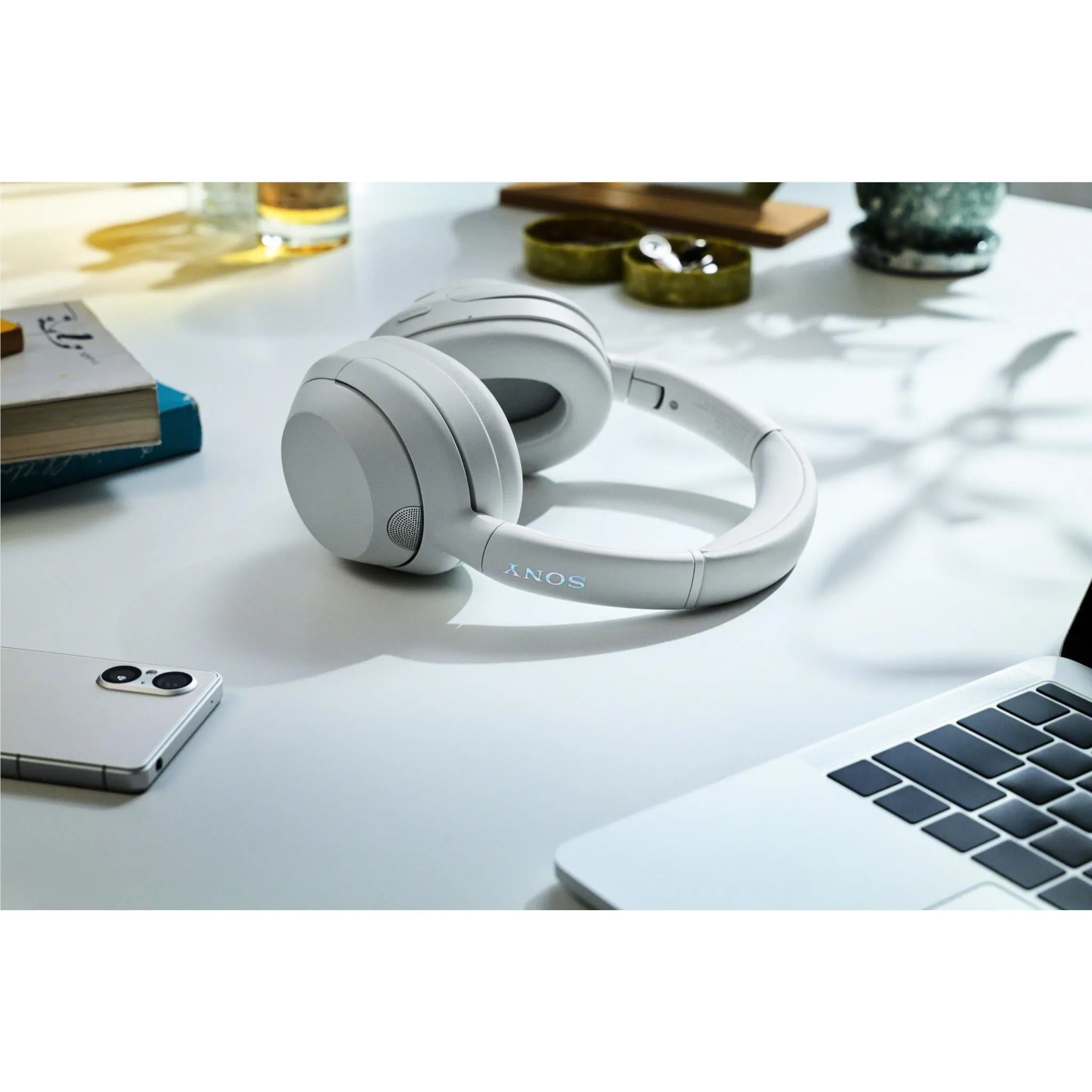 Sony ULT WEAR Noise Cancelling Over-Ear Headphones (Off White)