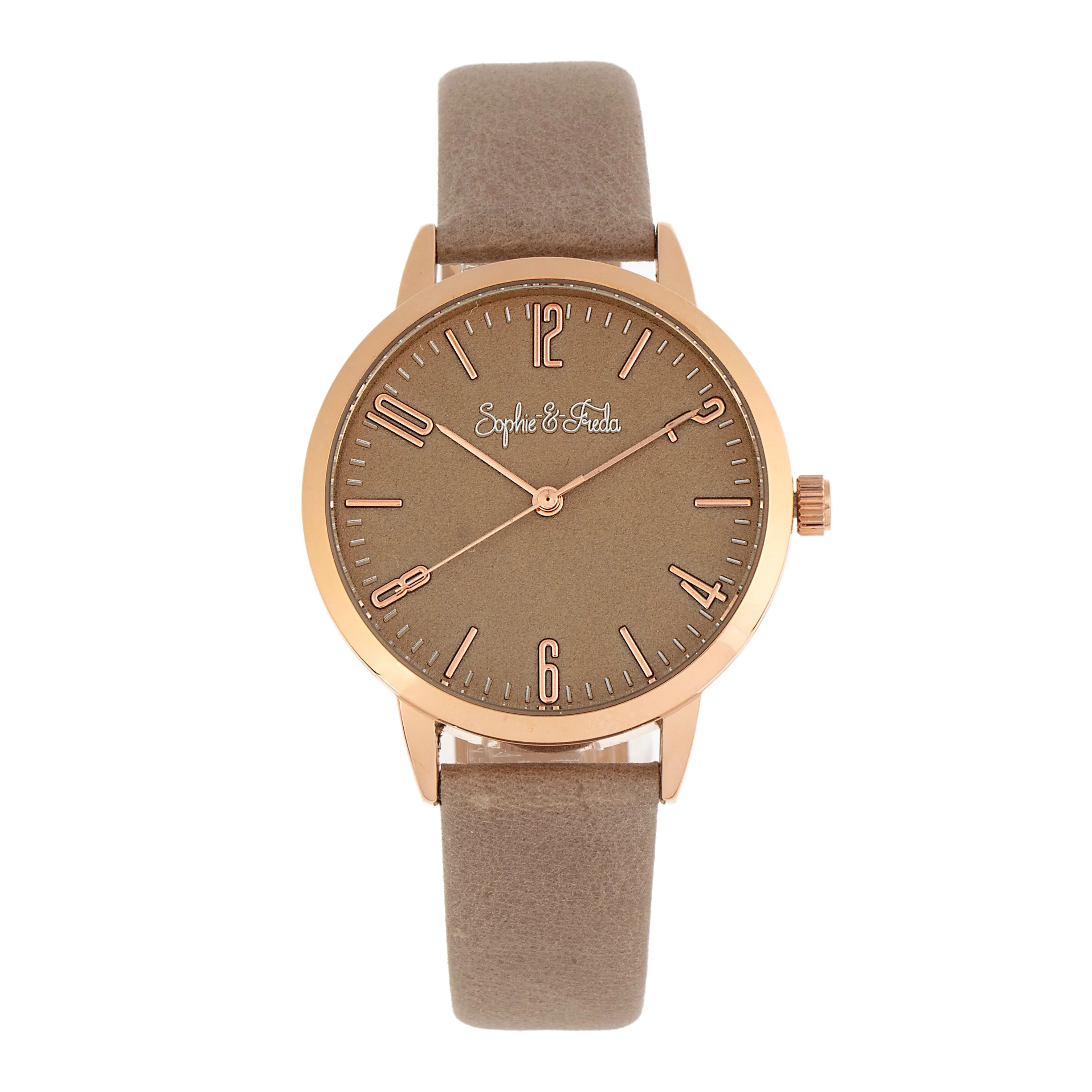 Sophie and Freda Vancouver Leather-Band Watch - Tan