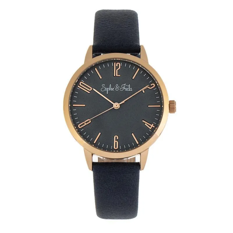 Sophie and Freda Vancouver Leather-Band Watch