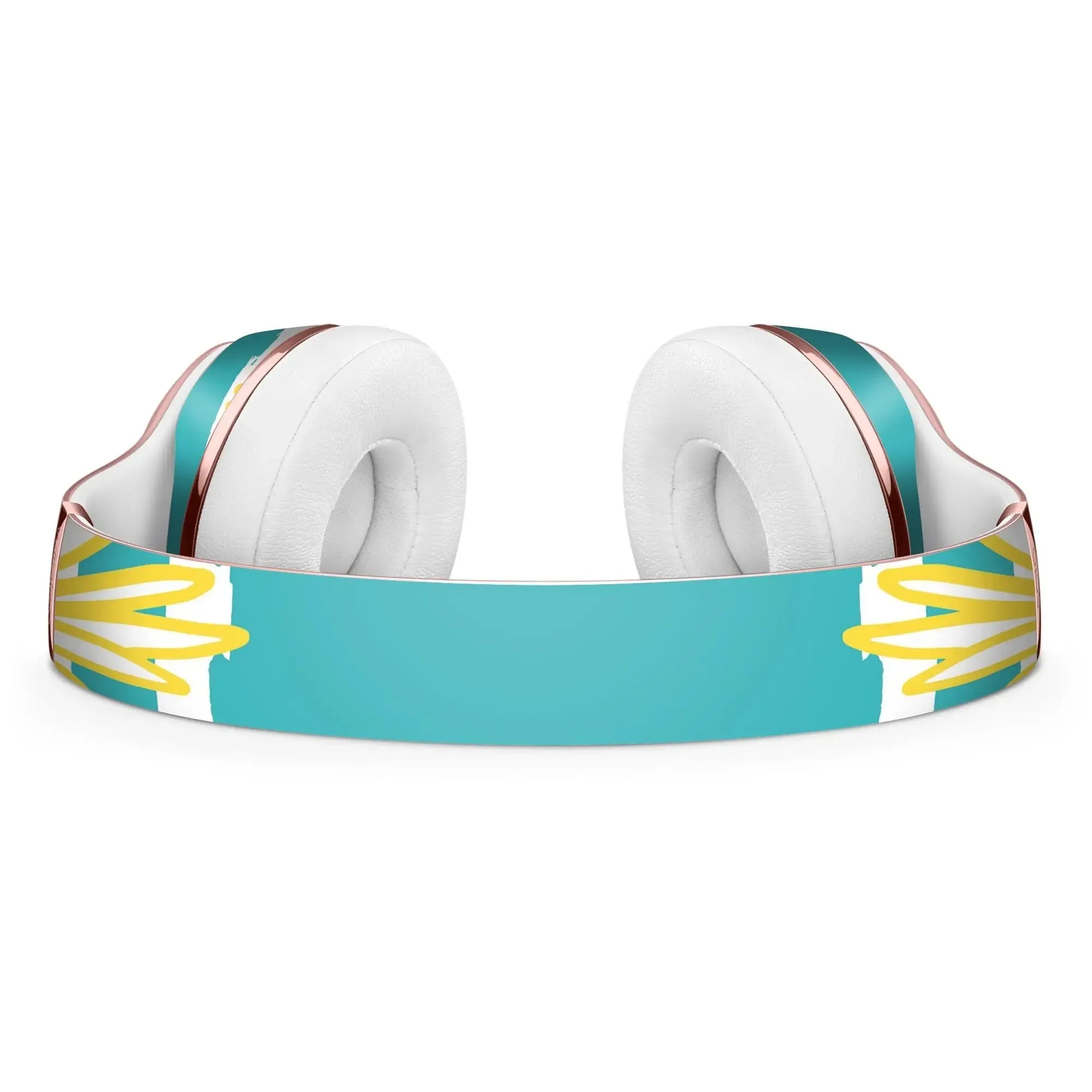 Striped Mint and Gold Pineapple Full-Body Skin Kit for the Beats by