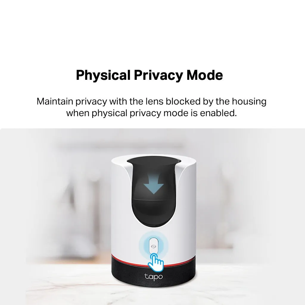 TP-Link Tapo C225 2K QHD / 4MP / F1.6 Aperture Pan & Tilt Smart AI Home Security Wi-Fi Surveillance IP Camera [2-Year Warranty]
