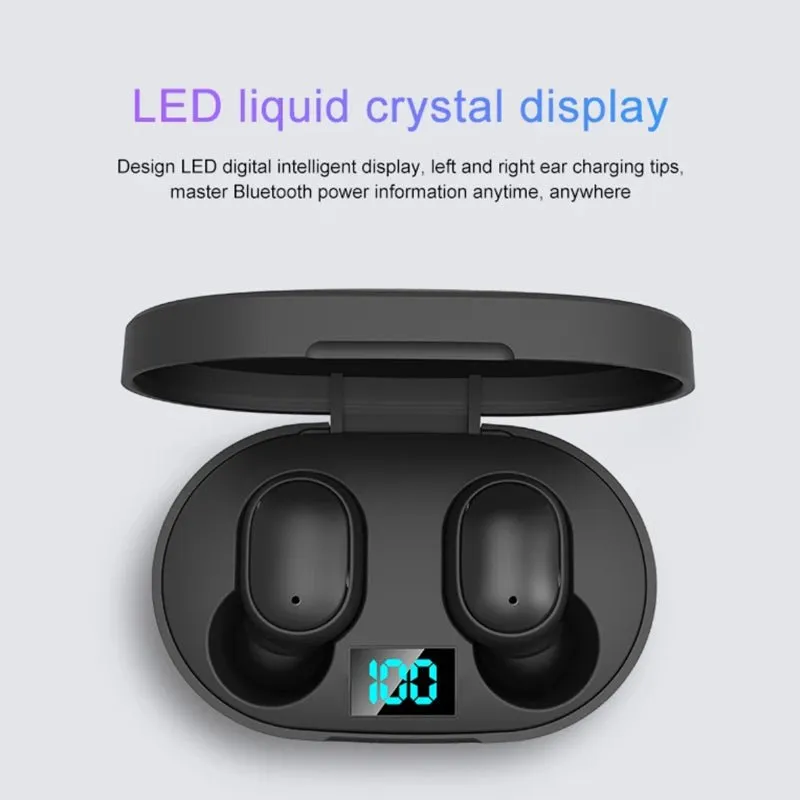 TWS Bluetooth5.1 Earphone Wireless Headphone  Stereo Headset