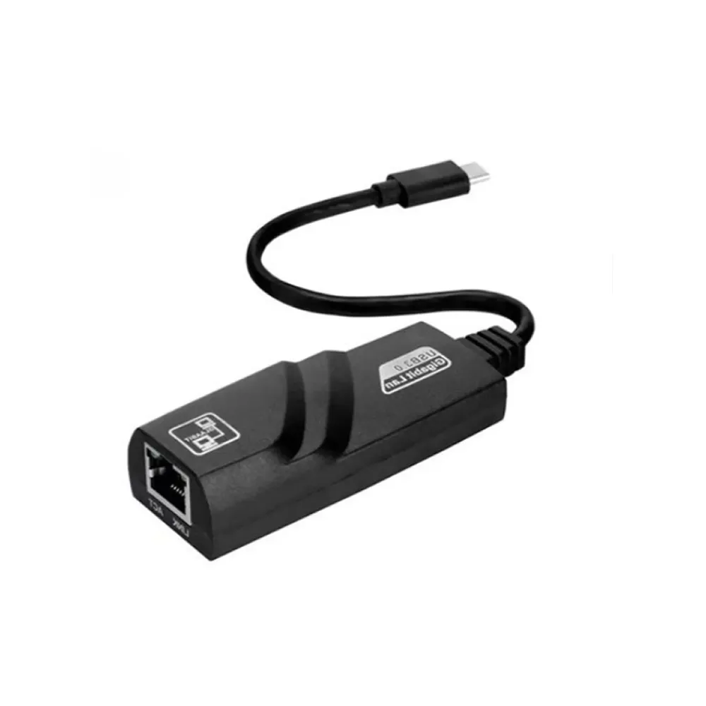 Type-C 10/100/1000Mbps Ethernet Adaptor, Compatible With Laptops, And Tablets Type-C-Rj45