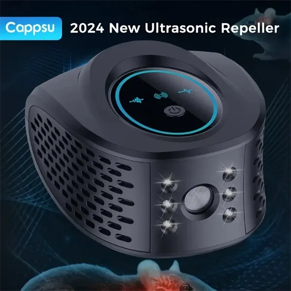 Ultrasonic Rodent Repeller  High-Power Pest Control Device for Mice, Rats, Insects  Indoor Electronic Mouse Repellent