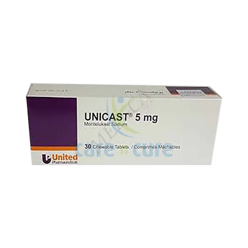 Unicast 5mg Chew Tablets 30 Pieces
