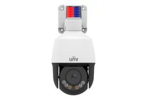 UNIVIEW IPC675LFW-AX4DUPKC-VG: 5MP LightHunter Active Deterrence Mini PTZ Camera