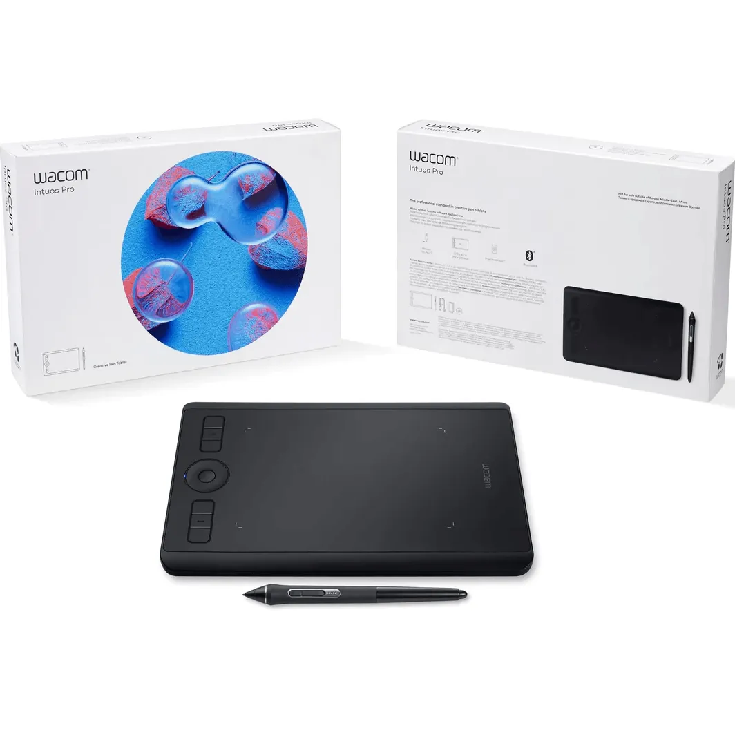 Wacom Intuos PRO Creative Graphics Drawing Tablet Small w/ Pro Pen 2