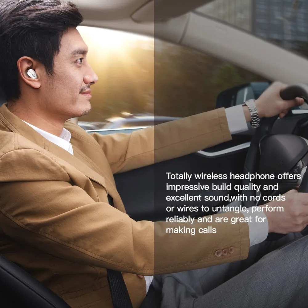 Wireless Mini Earbuds Twins Headset Stereo Bluetooth Earphone  Headphones with 1100mAh Box
