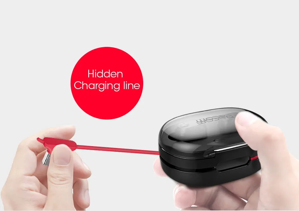 Wireless Mini Earbuds Twins Headset Stereo Bluetooth Earphone  Headphones with 1100mAh Box
