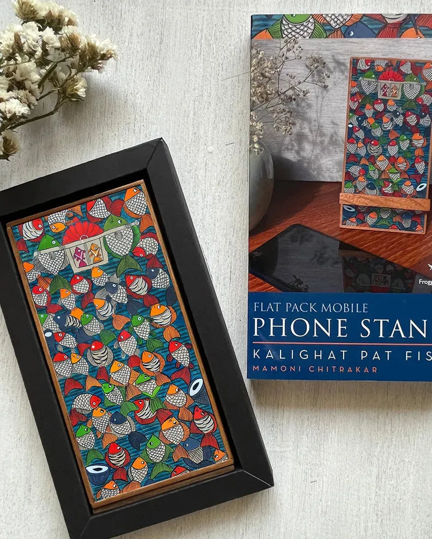 Wooden Sleek And Minimalist Phone Stand For Any Desk | 7 x 3.5 inches