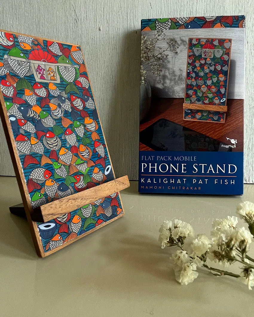 Wooden Sleek And Minimalist Phone Stand For Any Desk | 7 x 3.5 inches
