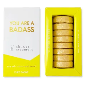 You are a Badass Shower Steamers
