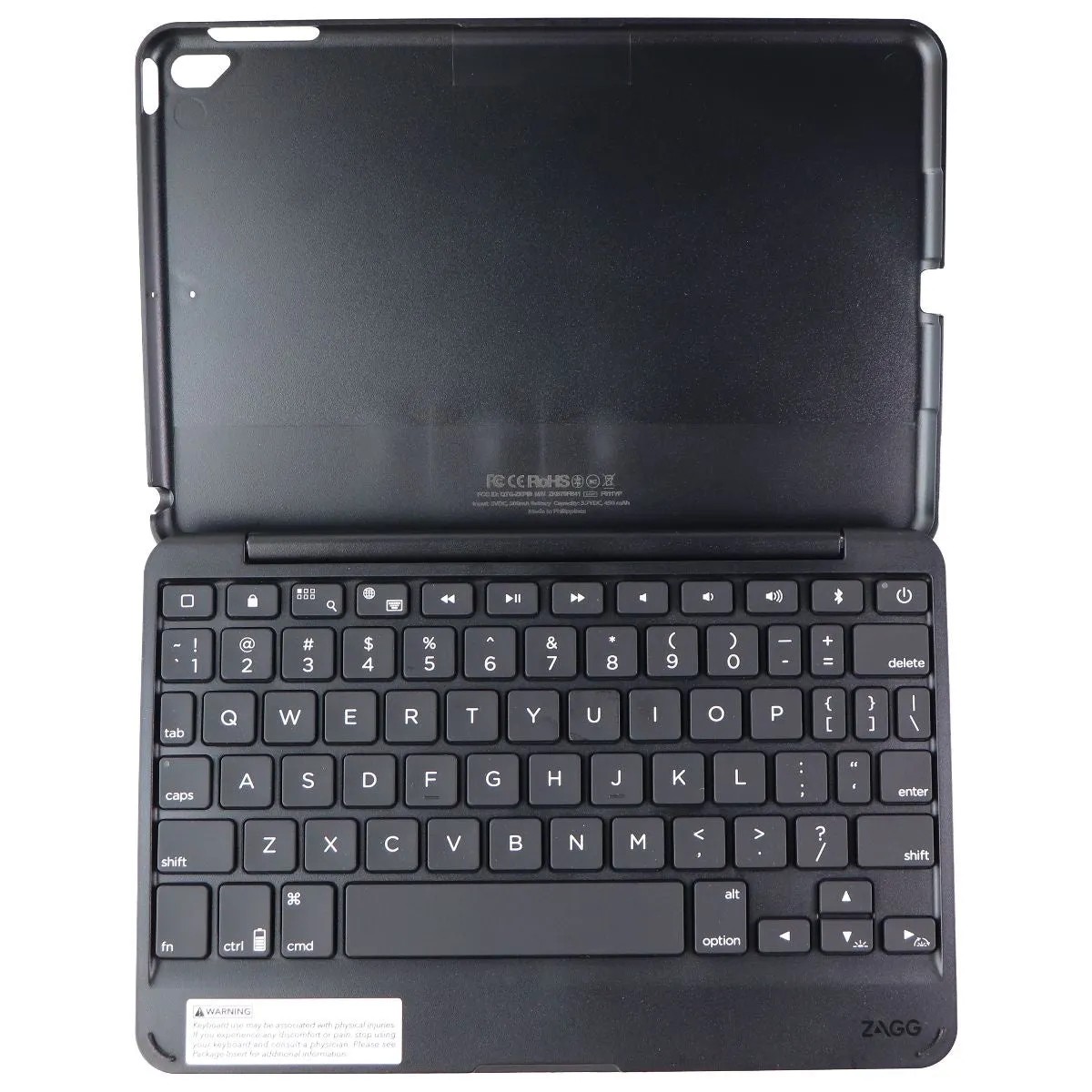 ZAGG Folio Case with Backlit 7 Color Keyboard for iPad Mini 5th Gen - Black